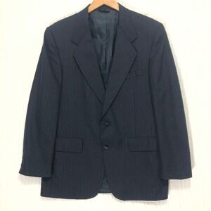 Kuppenheimer Pinstripe Blazer Two Button Business Career Jacket‎ Size 40R